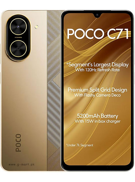 Xiaomi Poco C71 4G price in Pakistan
